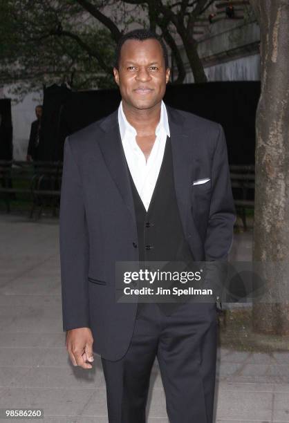 Writer/director Geoffrey Fletcher attends the Vanity Fair Party during the 9th Annual Tribeca Film Festival at New York State Supreme Court on April...