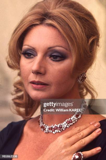 Portrait de l'actrice Sylvia Koscina.