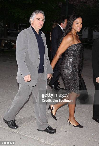 Tribeca Film Festival co-founder, Robert De Niro and wife Grace Hightower attends the Vanity Fair Party during the 9th Annual Tribeca Film Festival...