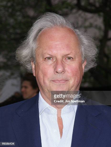 Vanity Fair editor Graydon Carter attends the Vanity Fair Party during the 9th Annual Tribeca Film Festival at New York State Supreme Court on April...