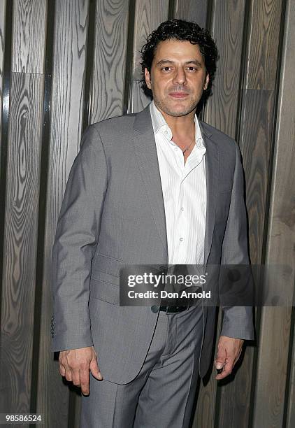 Vince Colosimo attends the opening party of the Crown Metropol hotel on April 21, 2010 in Melbourne, Australia.