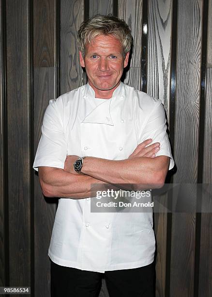 Gordon Ramsey attends the opening party of the Crown Metropol hotel on April 21, 2010 in Melbourne, Australia.