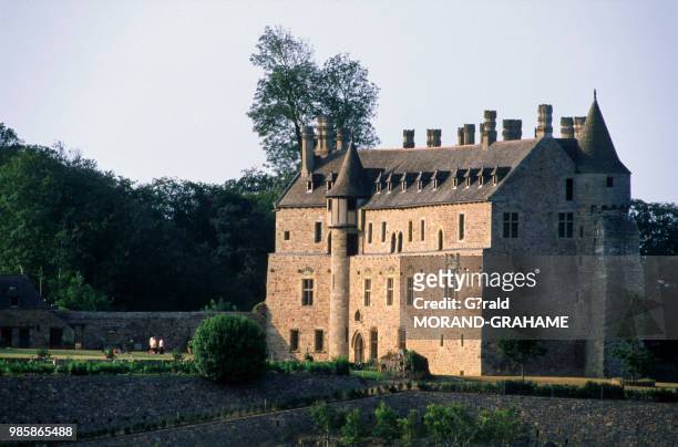 Château de La Roche Jagu dans les Côtes d'Armor, Bretagne, France.
