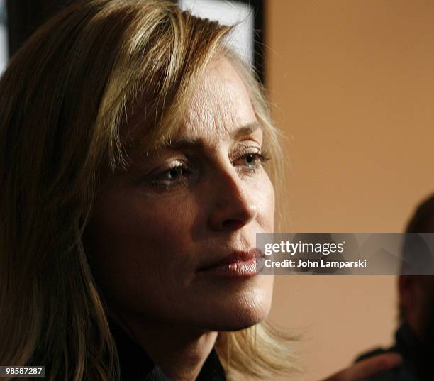 Sharon Stone attends the special screening of "Behind the Burly Q" at MOMA on April 19, 2010 in New York City.