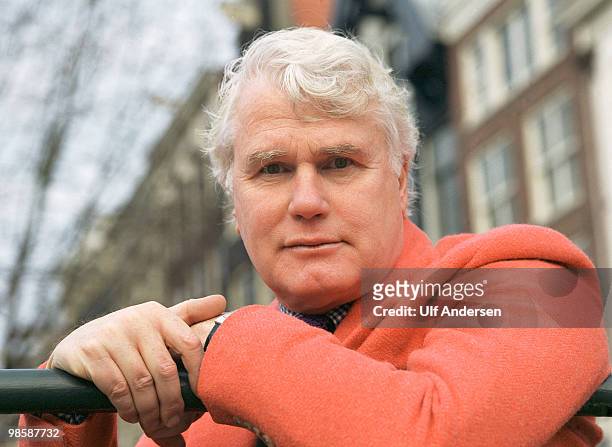 Dutch author/writer Adriaan Van Dis poses at his home during a portrait session held on December 17, 2008 in Amsterdam, Netherlands.