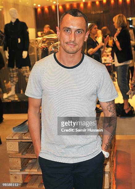 Designer Richard Nicoll attends the Harvery Nichols A/W press day at Harvey Nichols on April 21, 2010 in London, England.