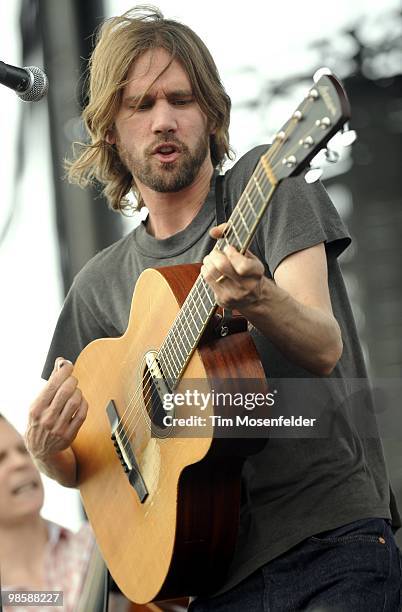 Willie Watson of Old Crow Medicine Show performs as part of the Coachella Valley Music and Arts Festival at the Empire Polo Fields on April 17, 2010...