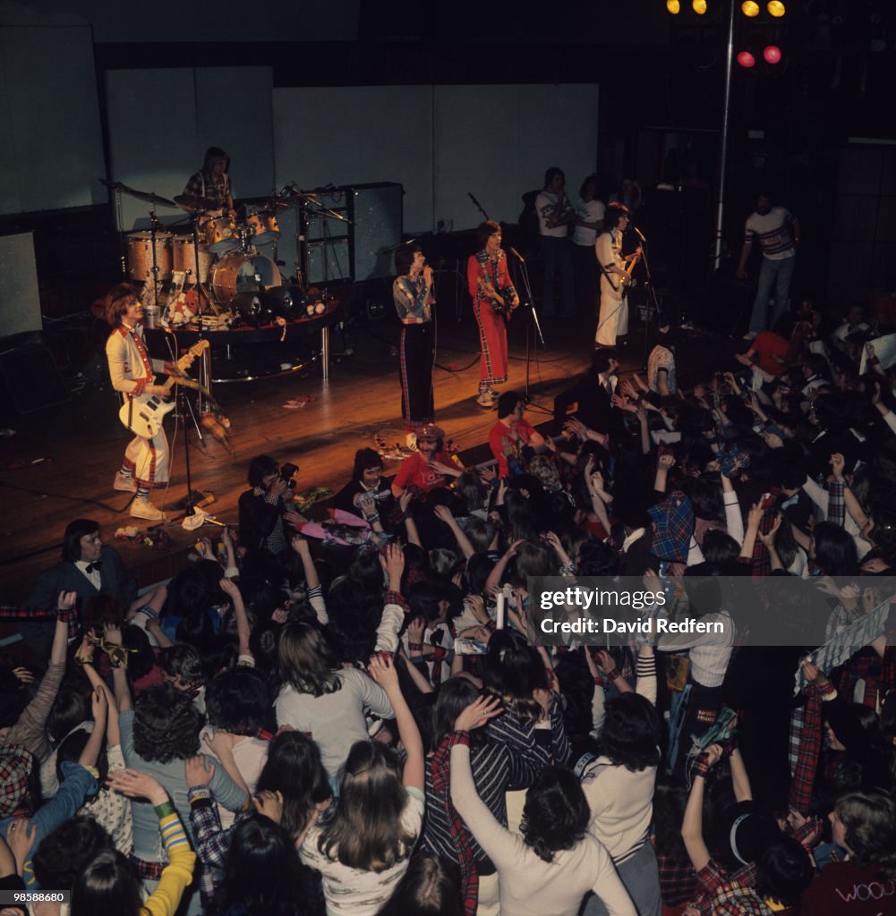 Bay City Rollers Perform On Stage