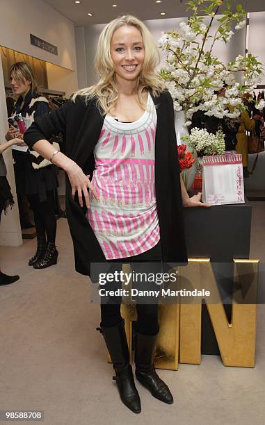 Fashion designer Noelle Reno attends the Harvey Nichols a/w 2010 Press Day at Harvey Nichols on April 21, 2010 in London, England.