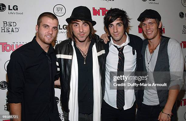 Band All Time Low attends the In Touch Weekly Icons + Idols celebration at St. Bart�s Cathedral on September 13, 2009 in New York City.