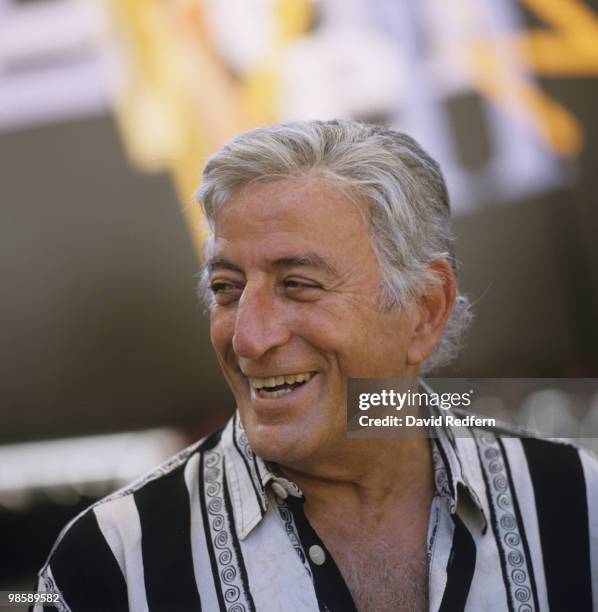 American singer Tony Bennett at the Jazz A Vienne Festival held in Vienne, France in July 1998.
