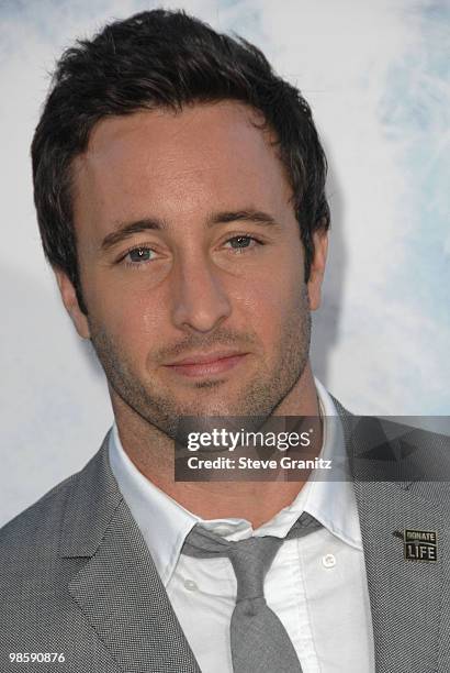 Alex O'Loughlin arrives at the Los Angeles premiere of "Whiteout" at the Mann Village Theatre on September 9, 2009 in Westwood, Los Angeles,...