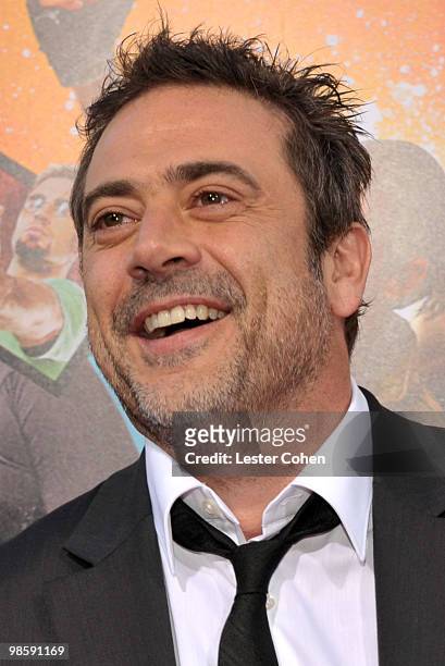 Actor Jeffrey Dean Morgan arrives at "The Losers" Premiere at Grauman�s Chinese Theatre on April 20, 2010 in Hollywood, California.