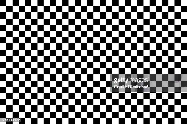 illustrazioni stock, clip art, cartoni animati e icone di tendenza di sfondo astratto senza soluzione di continuità degli scacchi vector checker - bianco e nero