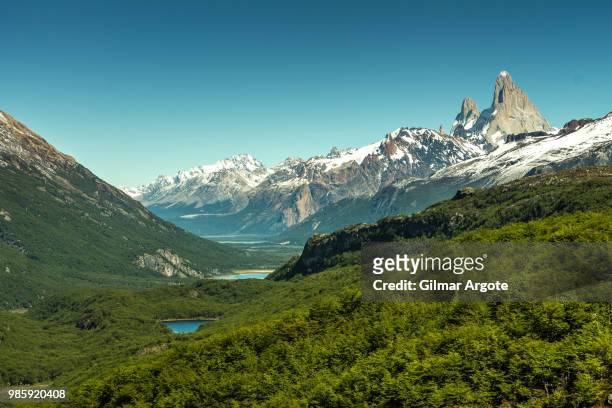 glaciar huemul - el chalten - glaciar stockfoto's en -beelden