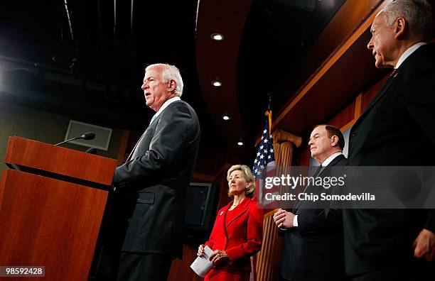 Senate Agriculture Committee ranking member Sen. Saxby Chambliss , Sen. Kay Bailey Hutchison , Senate Banking Committee ranking member Sen. Richard...