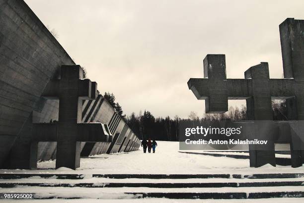 khatyn. belarus 2015. - khatyn stock pictures, royalty-free photos & images