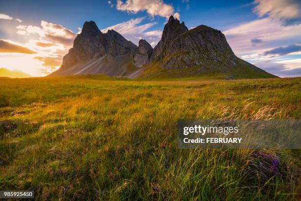 eystrahorn - autohupe stock-fotos und bilder