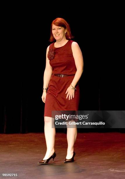 Actress Kate Flannery attends the lecture with Kate Flannery at Arts Bank on April 21, 2010 in Philadelphia, Pennsylvania.