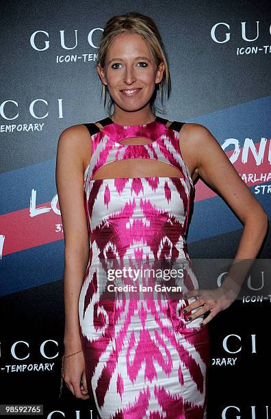 Sophia Hesketh attends the Gucci Icon Temporary store opening on April 21, 2010 in London, England.