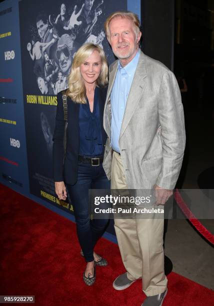 Actors Rachelle Carson and Ed Begley Jr. Attend the premiere of "Robin Williams: Come Inside My Mind" from HBO Documentary Films' at the TCL Chinese...