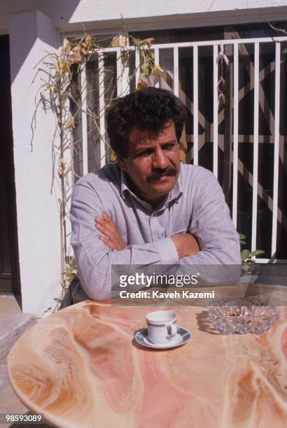 Muhammad Zaydan or better known as Abu Abbas in his residence courtyard in Baghdad, Iraq during 1991 Gulf War. He was born on December 10 in Safed,...