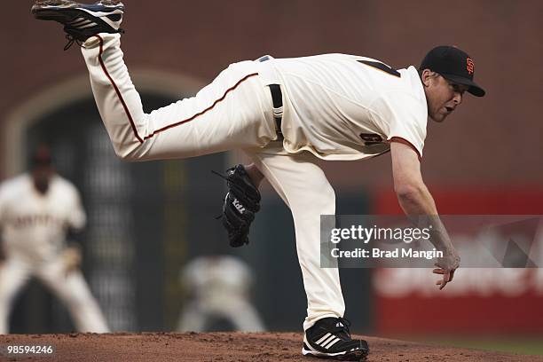 San Francisco Giants Todd Wellemeyer in action, pitching vs Atlanta Braves. San Francisco, CA 4/10/2010 CREDIT: Brad Mangin