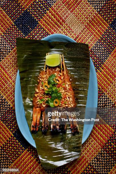 Inihaw Na Sugpo - Prawns, Crab Fat and Habanero at Bad Saint photographed in Washington, DC. .