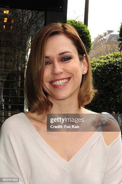 Actress Marie-Josee Croze attends the Romy Schneider And Patrick Dewaere Awards Brunch - 2010 at the Hyatt Regency Paris Madeleine Hotel on March 29,...