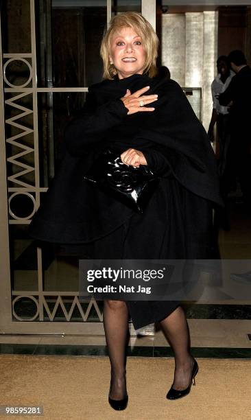 Singer Elaine Paige attends Nicky Haslam's book launch party on April 21, 2010 in London, England.