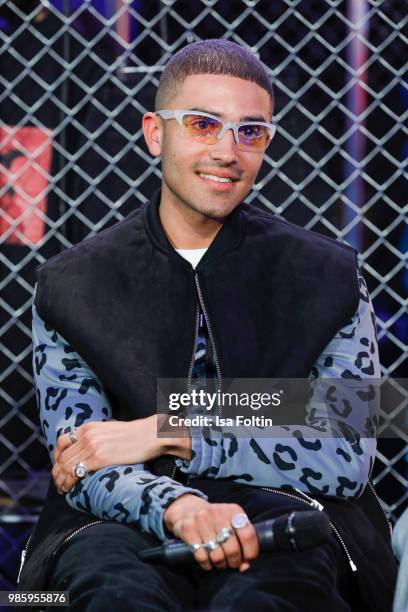 Model Elias Riadi during the Bread&&Butter by Zalando 2018 - Preview Event on June 27, 2018 in Berlin, Germany.