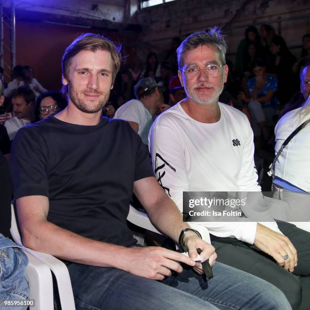 David Schneider and Carsten Hendrich during the Bread&&Butter by Zalando 2018 - Preview Event on June 27, 2018 in Berlin, Germany.