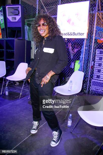 Rapper Kodie Shane during the Bread&&Butter by Zalando 2018 - Preview Event on June 27, 2018 in Berlin, Germany.