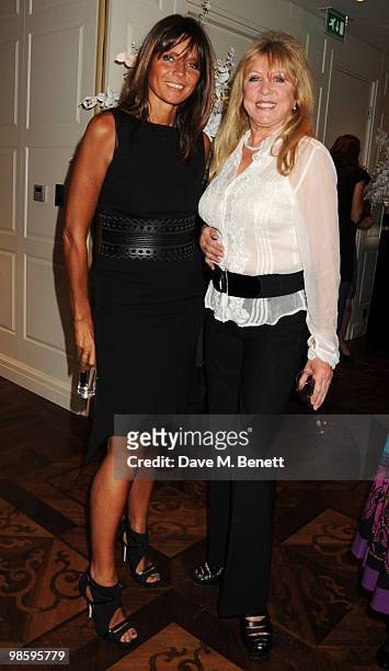 Debonnaire Von Bismarck and Pattie Boyd attend the book launch party of Nicky Haslam's book 'Sheer Opulence', at The Westbury Hotel on April 21, 2010...