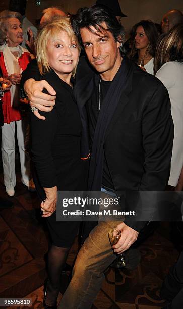 Elaine Page attends the book launch party of Nicky Haslam's book 'Sheer Opulence', at The Westbury Hotel on April 21, 2010 in London, England.