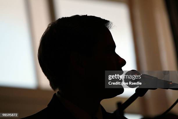 Republican candidate for U.S. Senate Marco Rubio speaks to the Latin American Business Association at the Fontainebleau Hotel and Resorts on April...
