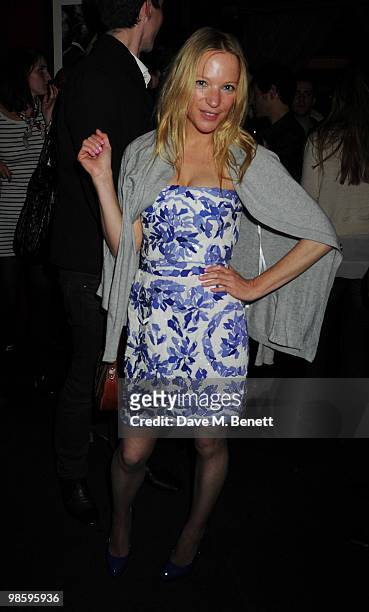 Nathalie Press attends the afterparty following the opening of Gucci's pop-up sneaker store, at Ronnie Scott's on April 21, 2010 in London, England.