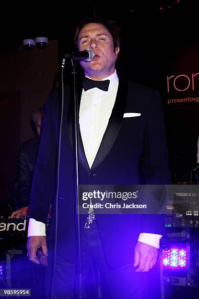 Simon Le Bon attends the Gucci Icon Temporary store opening afterparty at Ronnie Scott's on April 21, 2010 in London, England.