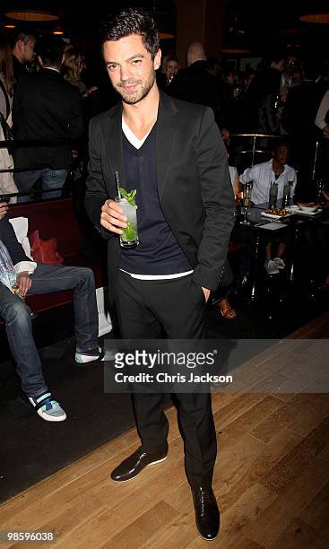 Dominic Cooper attends the Gucci Icon Temporary store opening afterparty at Ronnie Scott's on April 21, 2010 in London, England.