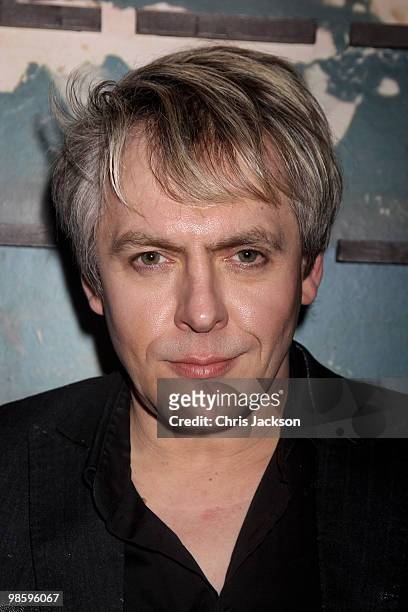 Nick Rhodes attends the Gucci Icon Temporary store opening afterparty at Ronnie Scott's on April 21, 2010 in London, England.