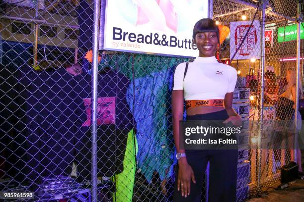 Model Toni Loba during the Bread&&Butter by Zalando 2018 - Preview Event on June 27, 2018 in Berlin, Germany.