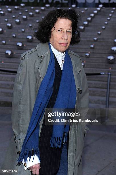 Writer Fran Lebowitz attends the Vanity Fair Party during the 9th Annual Tribeca Film Festival at the New York State Supreme Court on April 20, 2010...