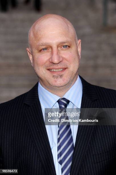 Personality/chef Tom Colicchio attends the Vanity Fair party before the 2010 Tribeca Film Festival at the New York State Supreme Court on April 20,...