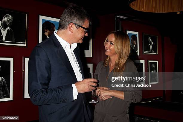 Jay Jopling and Frida Giannini attend the Gucci Icon Temporary store opening afterparty at Ronnie Scott's on April 21, 2010 in London, England.