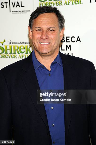 Tribeca Film Festival co-founder, Craig Hatkoff attends the 2010 Tribeca Film Festival opening night premiere of "Shrek Forever After" at the...