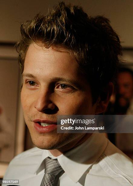 Matt Czuchry attends an evening with "The Good Wife" at The Paley Center for Media on April 21, 2010 in New York City.