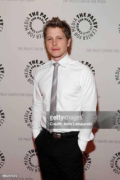 Matt Czuchry attends an evening with "The Good Wife" at The Paley Center for Media on April 21, 2010 in New York City.
