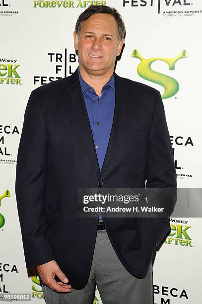 Tribeca Film Festival co-founder, Craig Hatkoff attends the 2010 Tribeca Film Festival opening night premiere of "Shrek Forever After" at the...