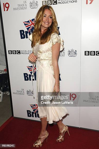 Cat Deeley attends the BritWeek champagne launch red carpet event at the British Consul General's residence on April 20, 2010 in Los Angeles,...