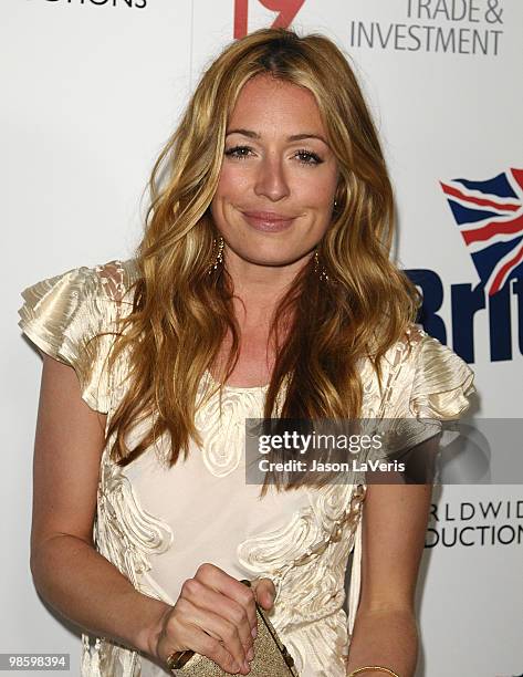 Cat Deeley attends the BritWeek champagne launch red carpet event at the British Consul General's residence on April 20, 2010 in Los Angeles,...